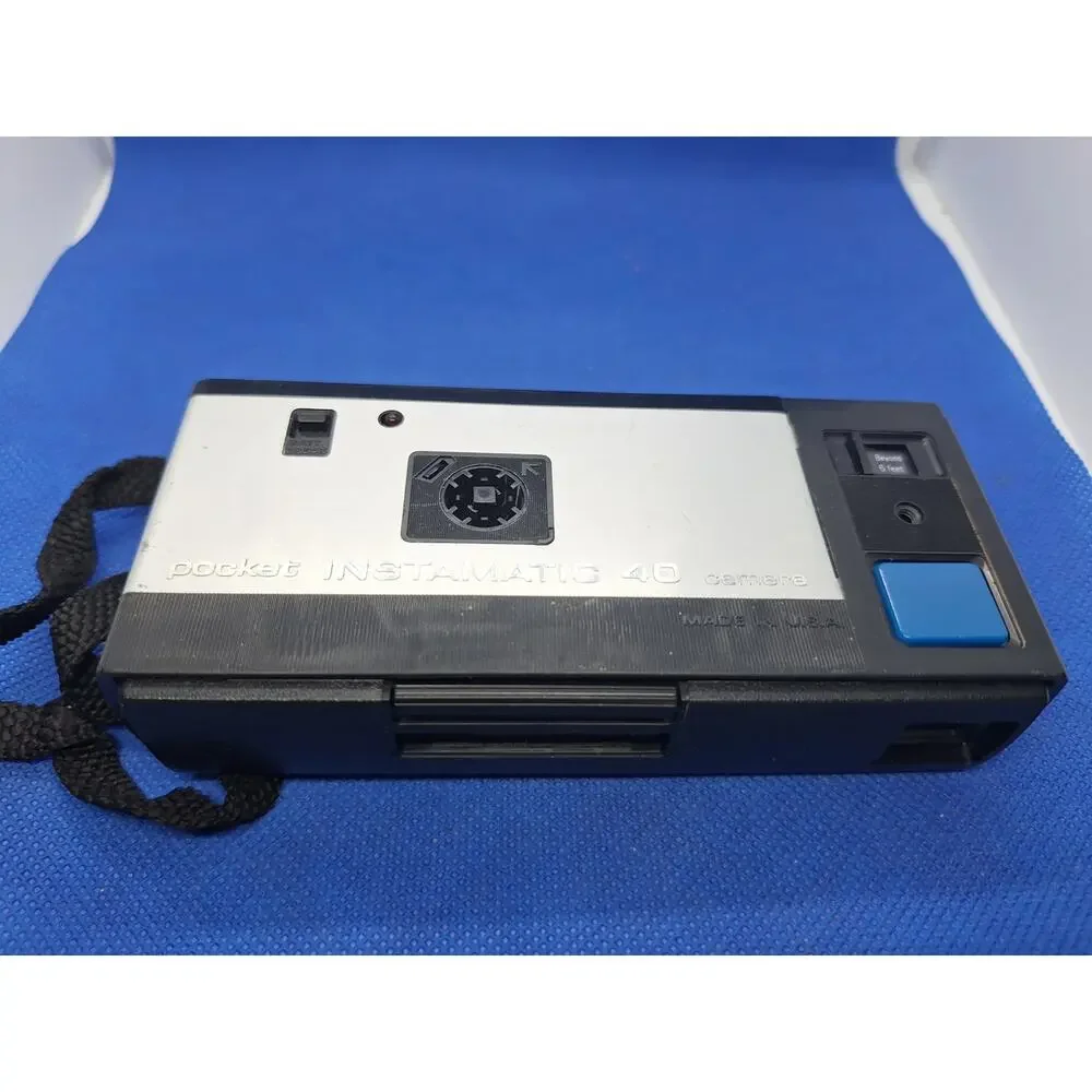 Vivitar 35AF Auto focus Vintage 35 mm Film Camera & Kodak Instamatic 40- Working
